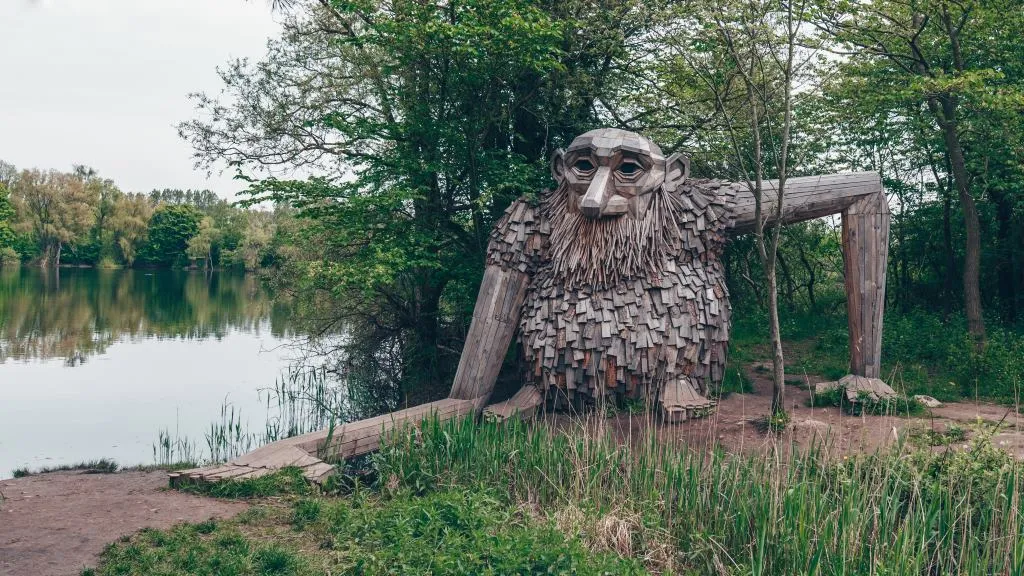Find the wooden giants lurking in the woods outside Copenhagen