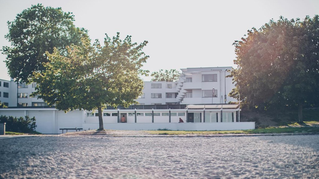 Arne Jacobsen architecture north of Copenhagen