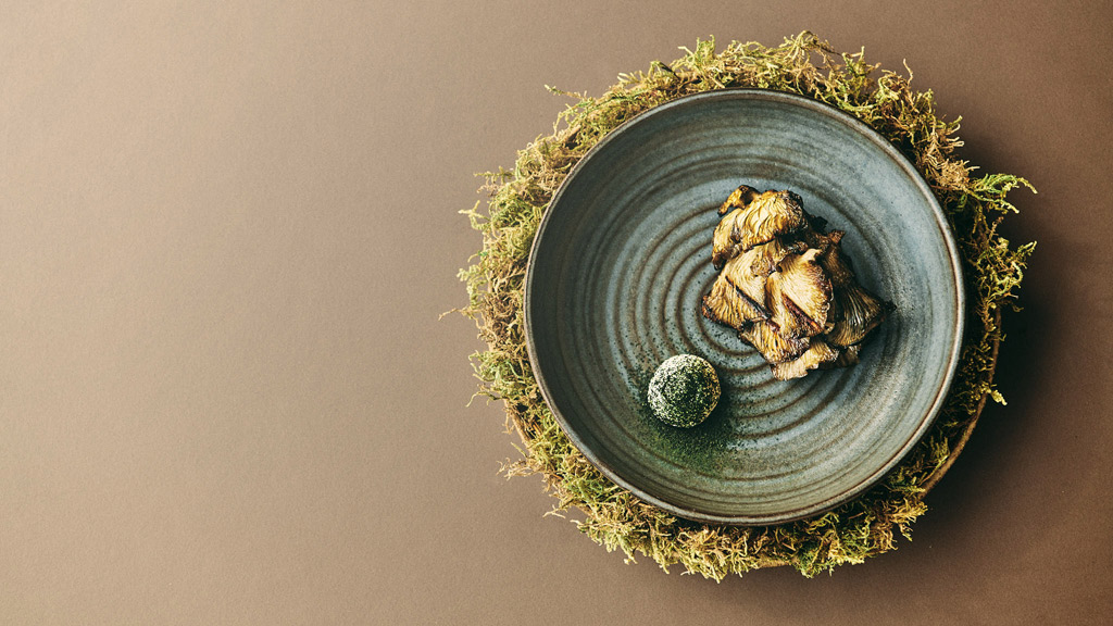 Vegansk mad på restaurant ARK