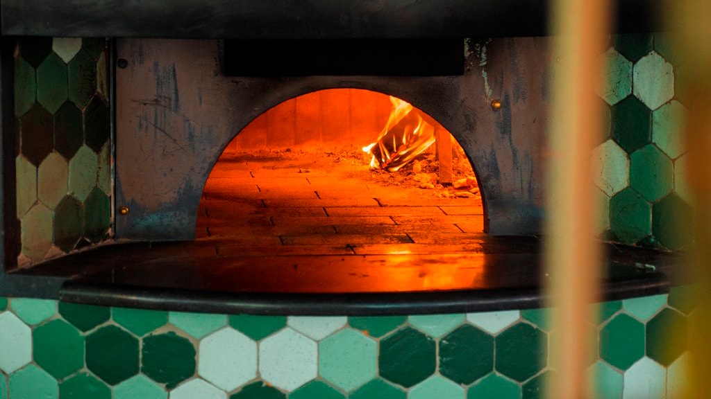 Pizzaovn hos SURT pizzaria i Carlsbergbyen