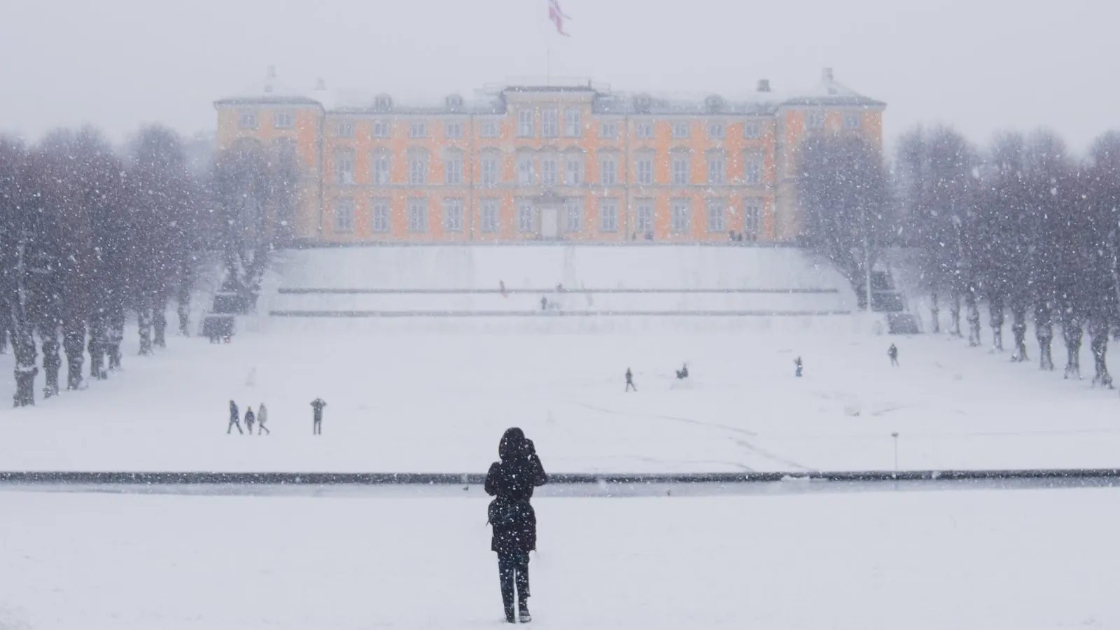 Snow i Frederiksberg Have
