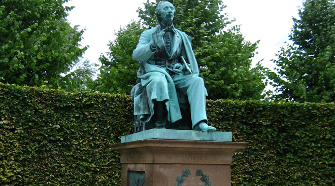 The Statue of H.C. Andersen at the City Square