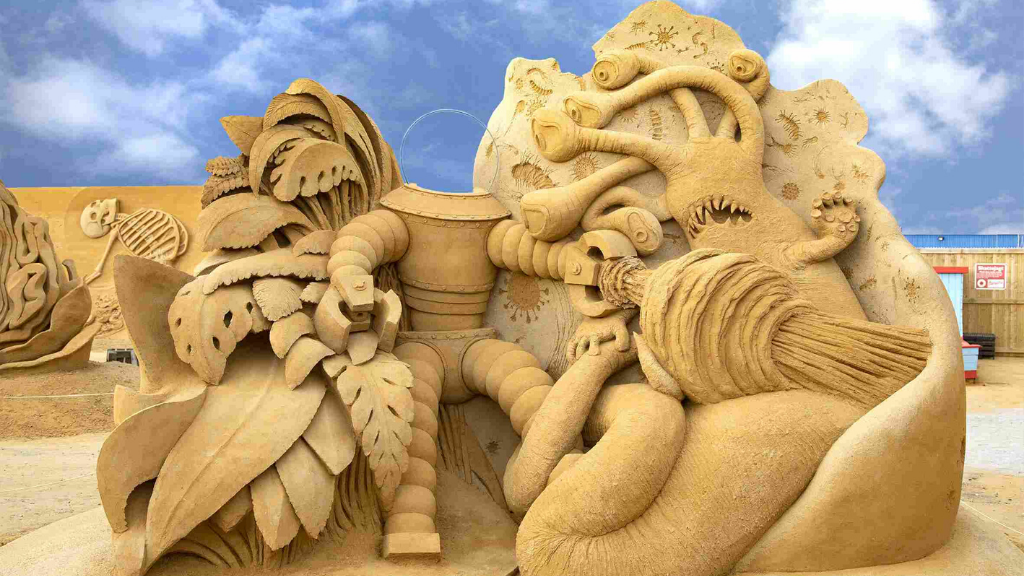 Hundested Sand Sculpture Park – Art Made of Sand