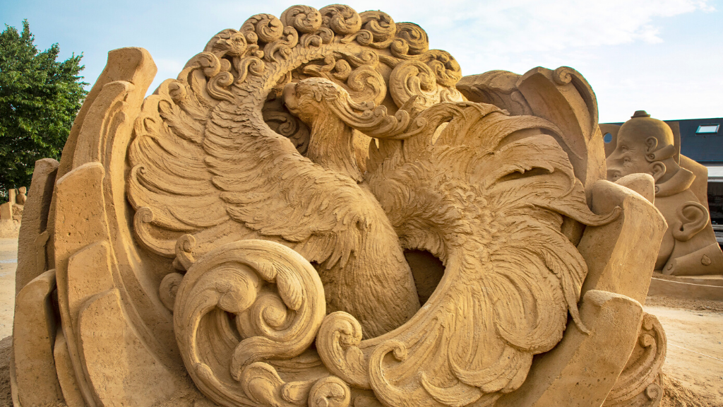 Hundested Sand Sculpture Park – Art Made of Sand