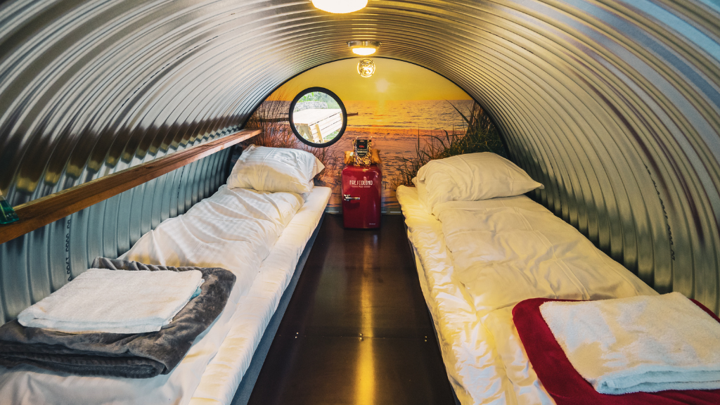 Sweet dreams - and in style: Shelters for the discerning at Nivå Camping