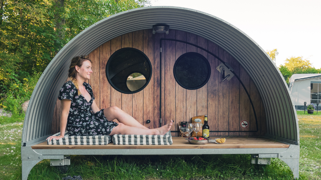 Sweet dreams - and in style: Shelters for the discerning at Nivå Camping