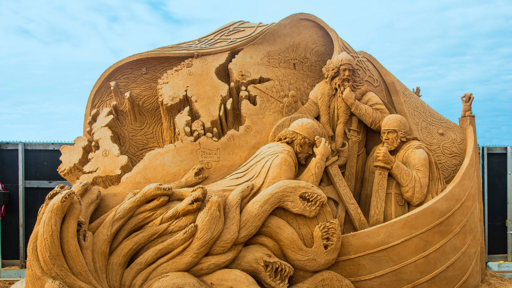 Hundested Sand Sculpture Park – Art Made of Sand