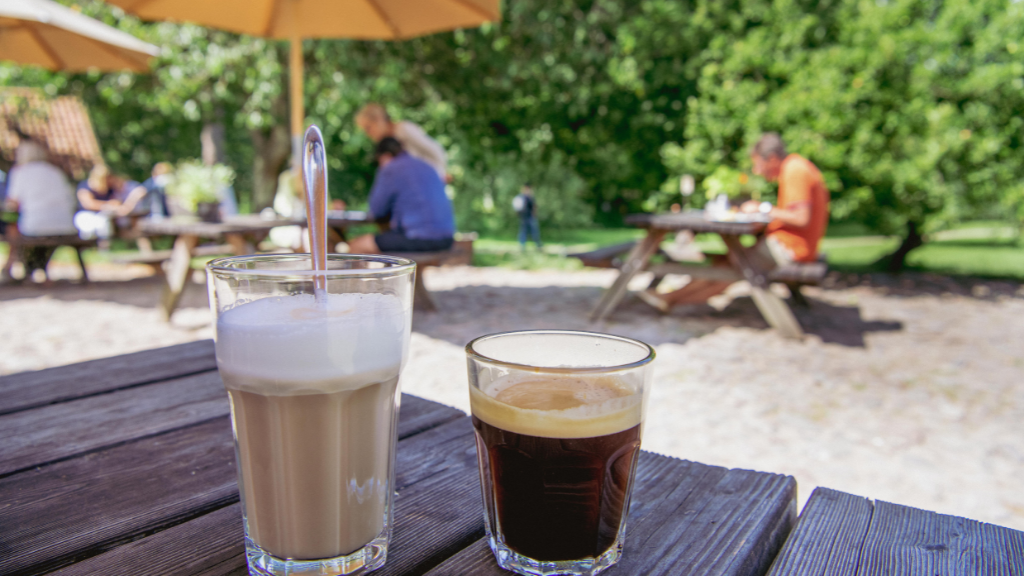 The mill café at Esrum Kloster