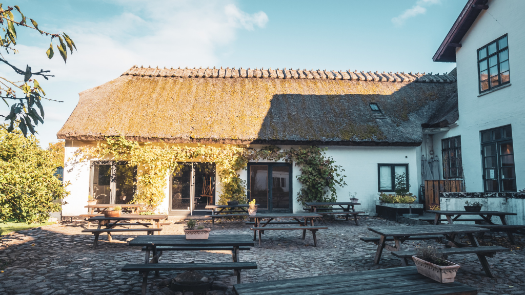The mill café at Esrum Kloster