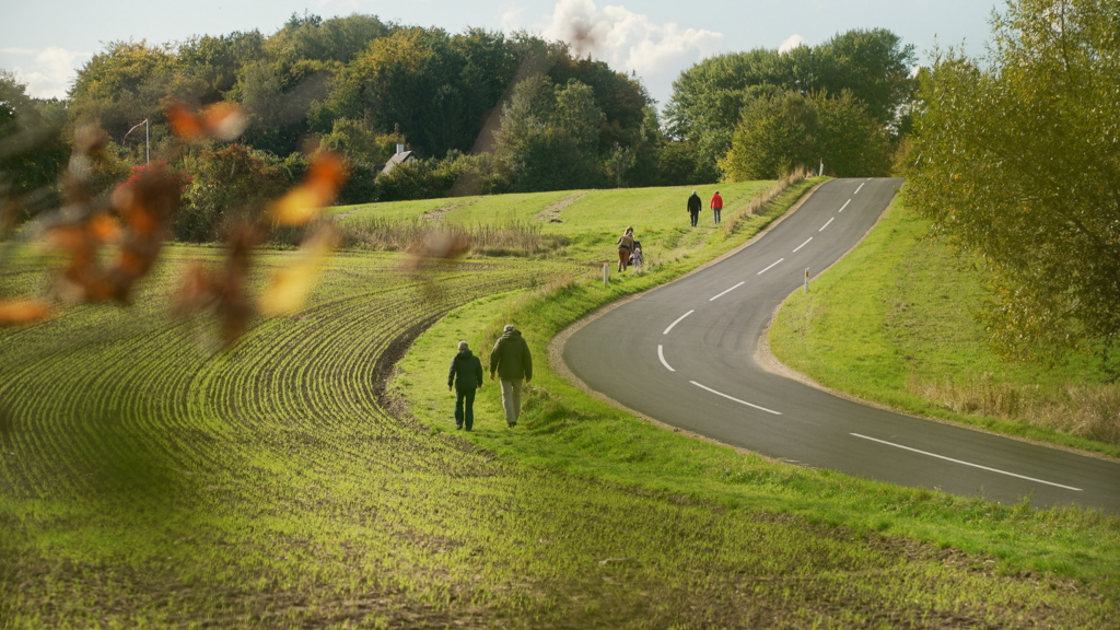 Kulsvierstien - 3.5 km through the varied landscape near Hillerød