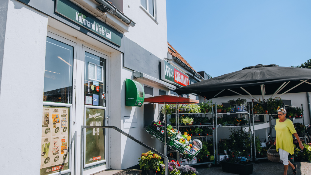 MIN Købmand in Liseleje: Groceries, local specialities, and more for your vacation.