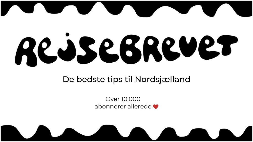 Logo til VisitNordsjællands nyhedsbrev "Rejsebrevet"