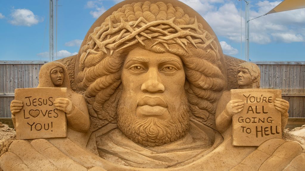 More than 700,000 guests have over the years left their footprints in the sand around the festival's wondrous sculptures.