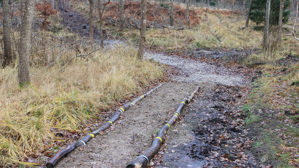 Übung mit schmalem Durchgang