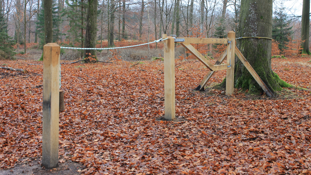 Übung mit Tor und Seil