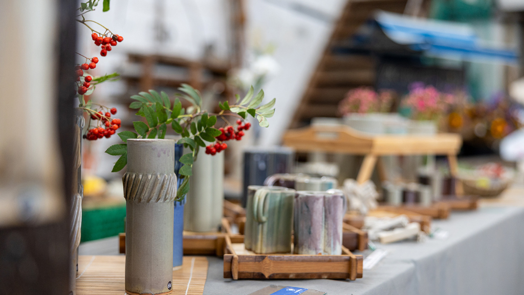 KUNSTEN – Art Market at Hundested Harbour in June