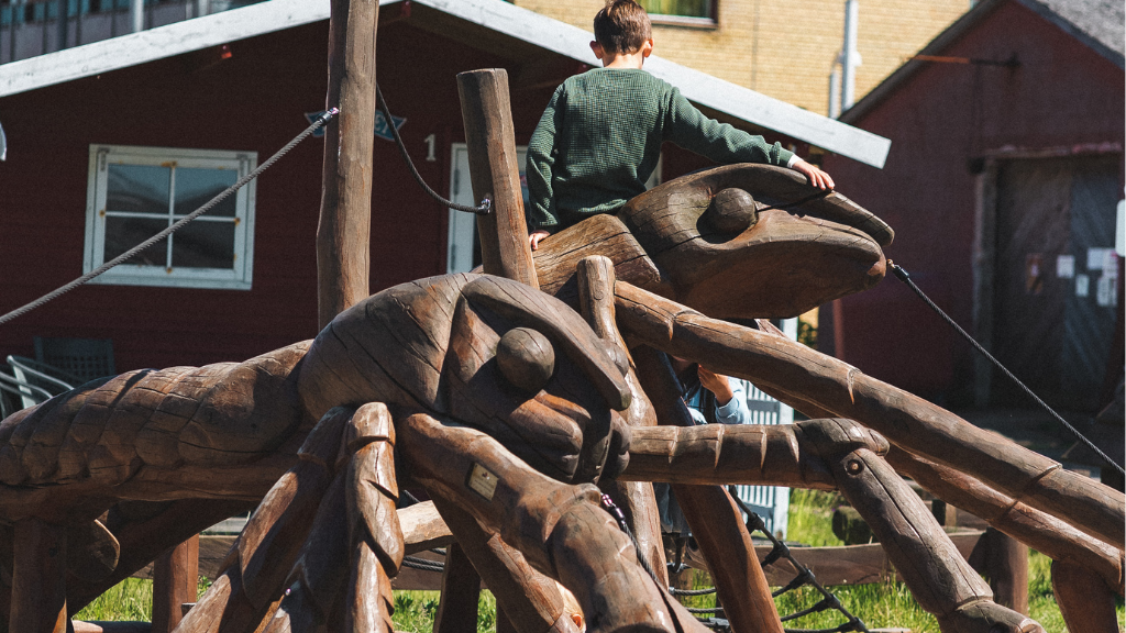Playground at Hundested harbour