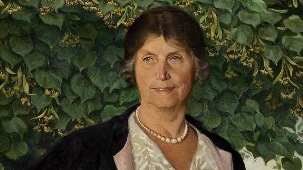 Portrætmaleri af Agnes Slott-Møller
