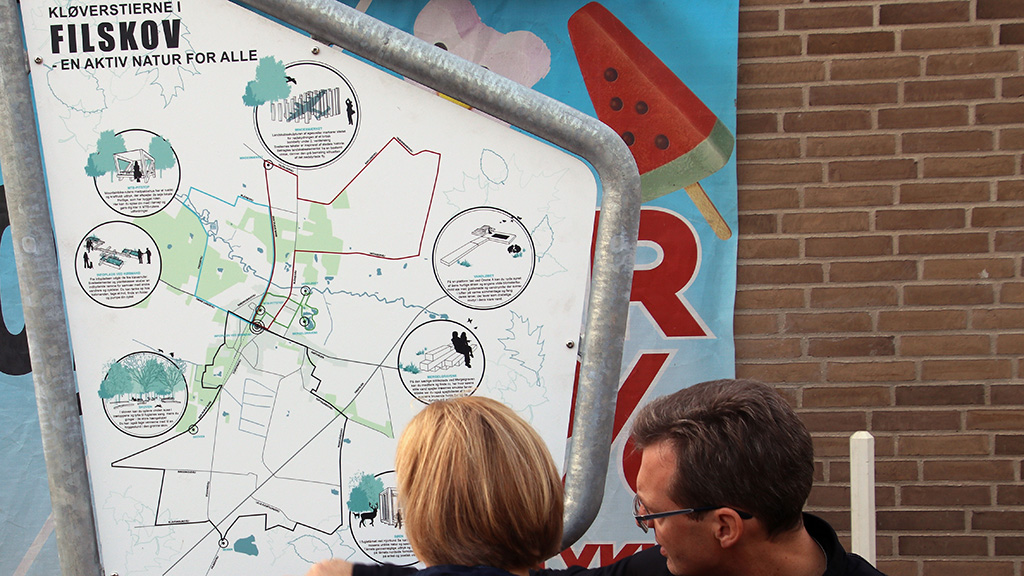 The clover trails - Map