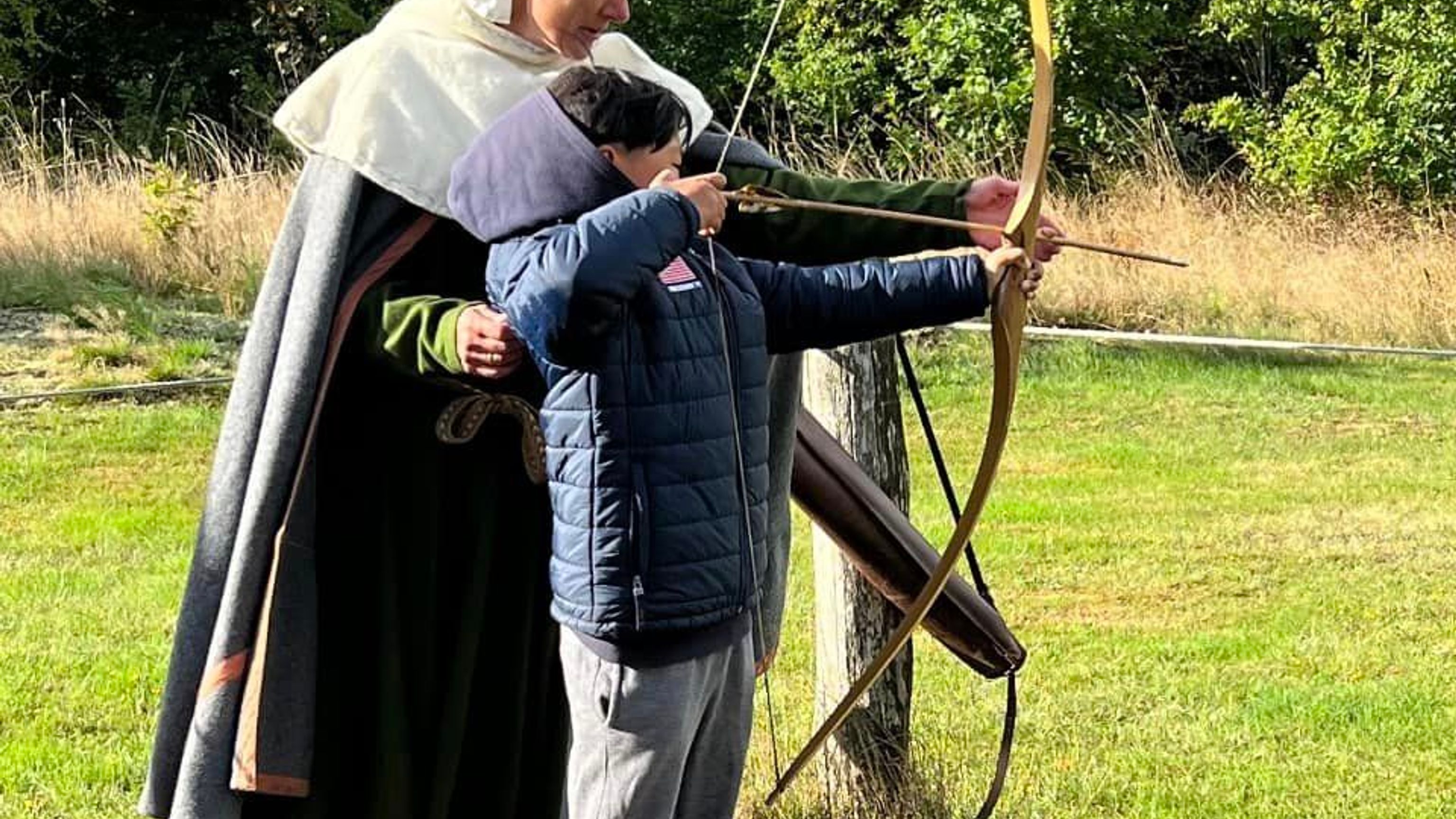 Bueskydning på Bornholms Middelaldercenter