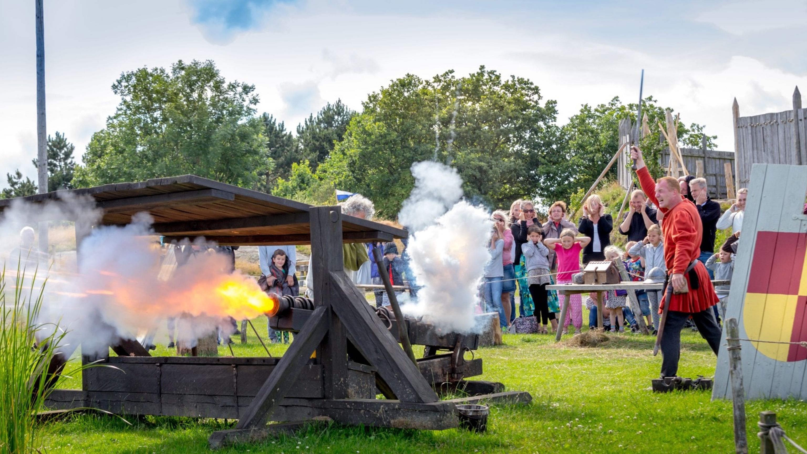 Kanonaffyring på Bornholms Middelaldercenter