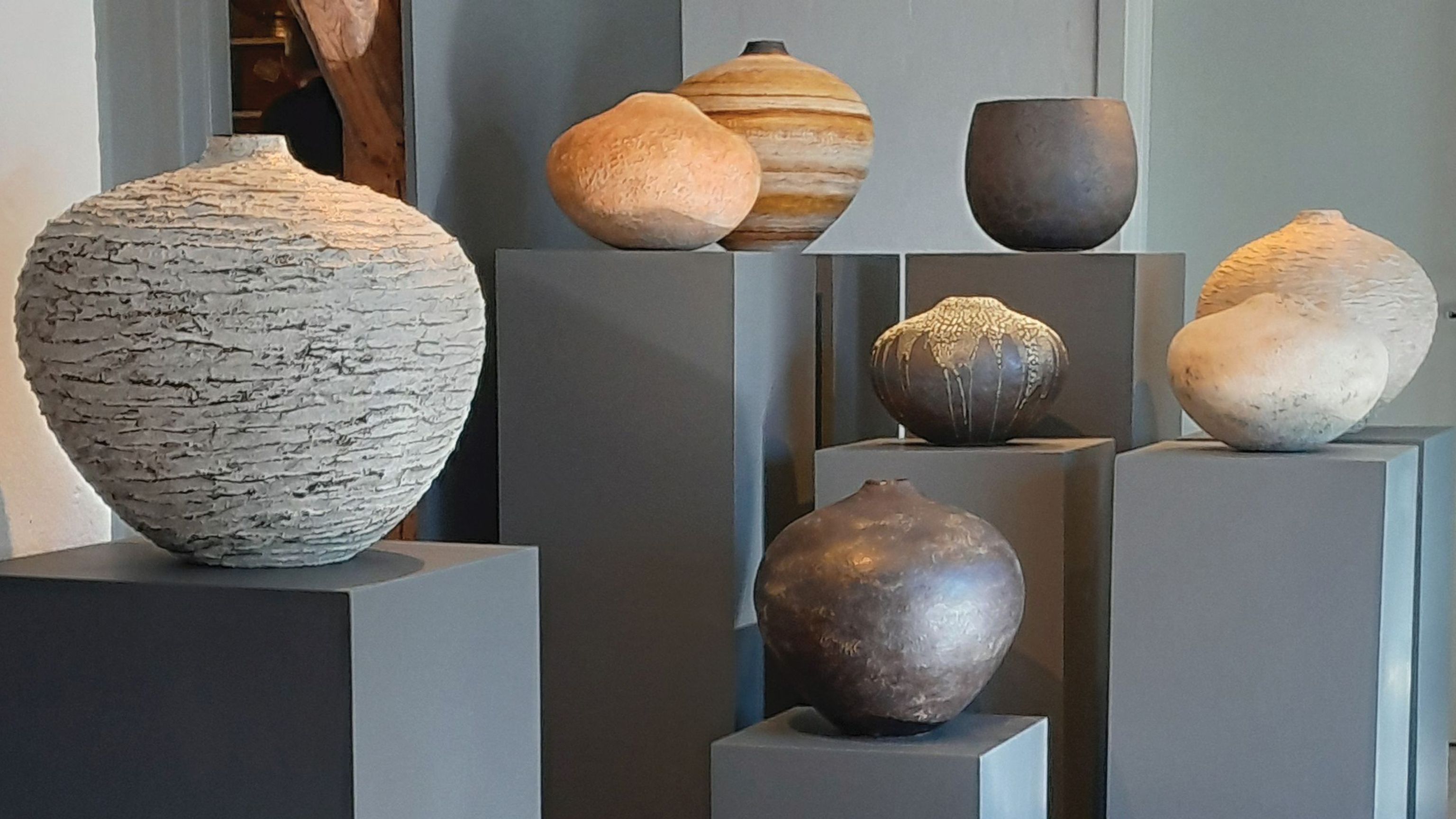 Fra udstillingen 'Krukker' på Grønbechs Gård 2025