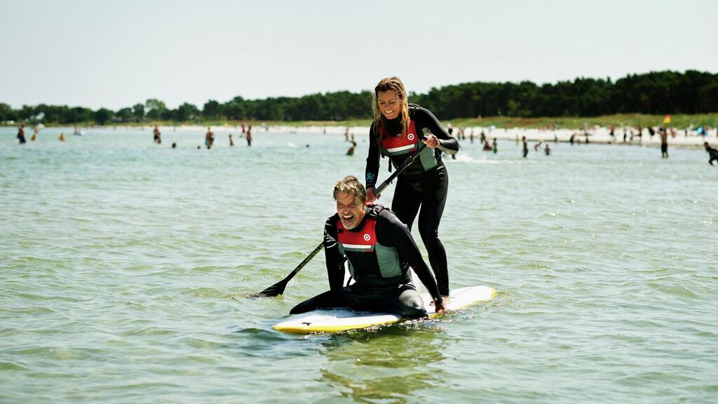 SUP på Balka strand