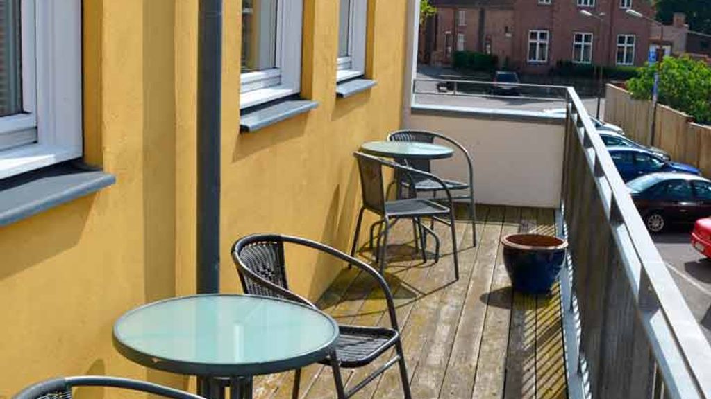 BB-Hotel Rønne, altan