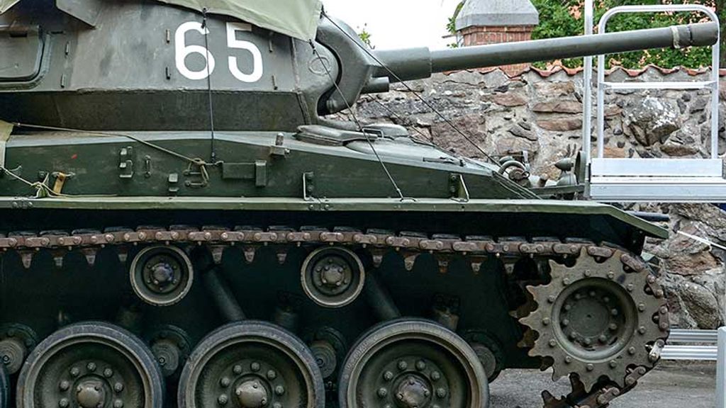 M24 kampvogn på Bornholms Forsvarsmuseum
