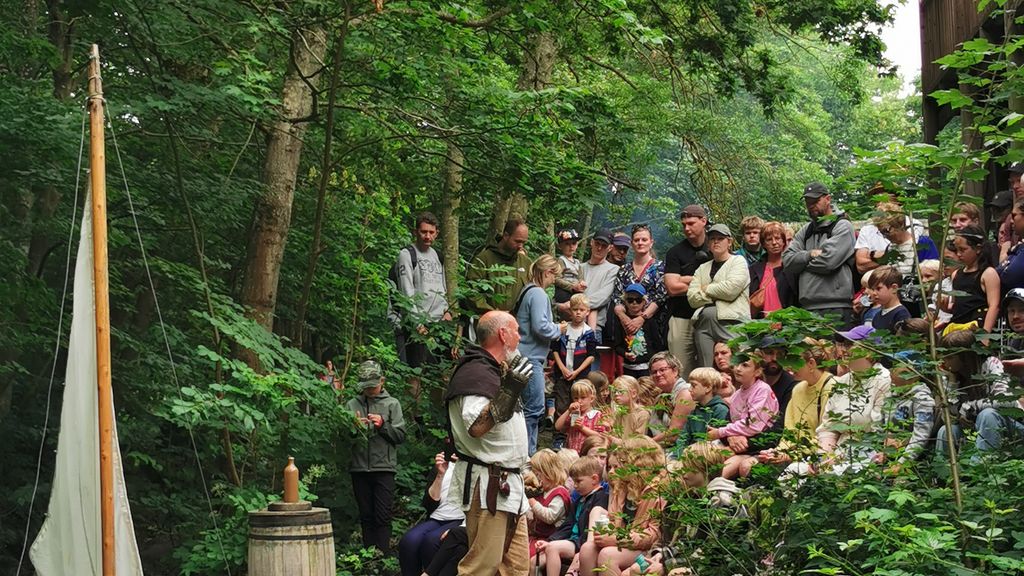 Sørøverfortælling på Bornholms Middelaldercenter