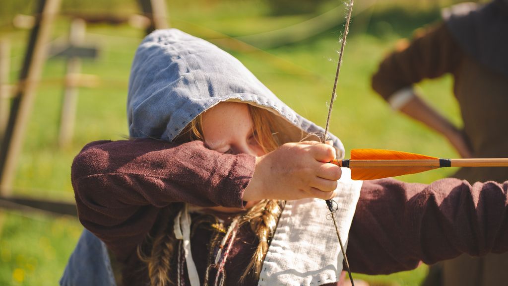 Bueskydning på Bornholms Middelaldercenter