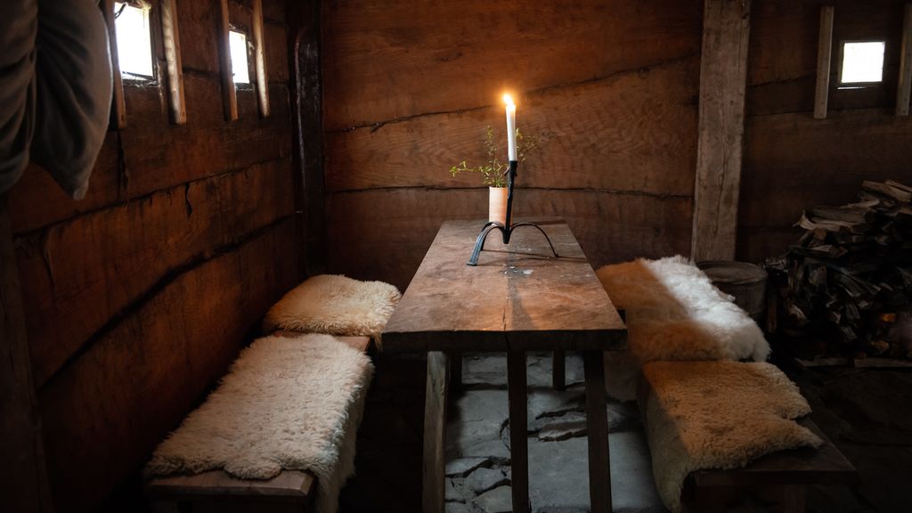 Interiør på Stormandsgården på Bornholms Middelaldercenter