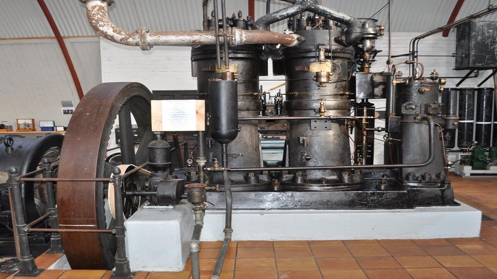 Poulsker gl. elværk på Bornholms Tekniske Samling