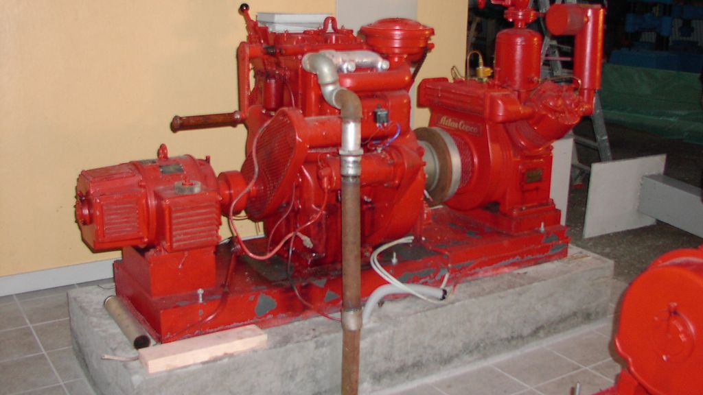 Kompressor til tågehorn fra Svaneke fyr