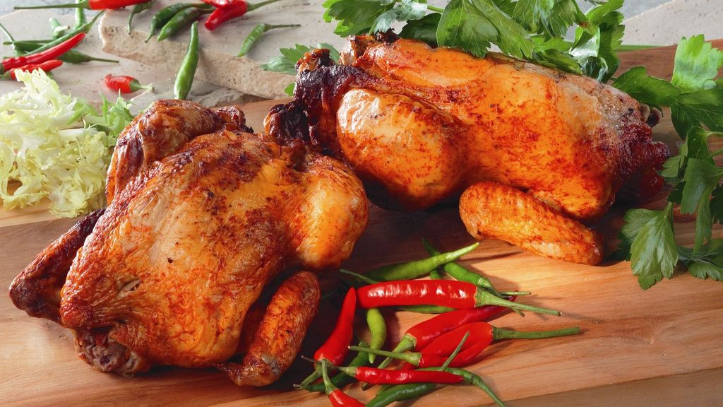 Spydstegt grillkylling - Café Solskin