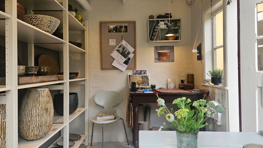 Værkstedsbutikken i Larsegade 23,, Eva Brandt