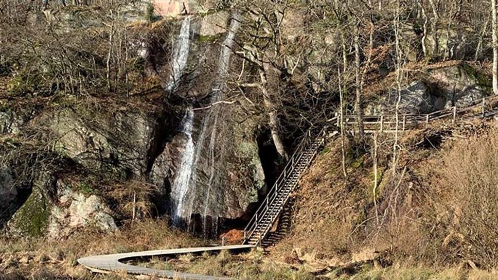 Gedebæksfaldet i Ekkodalen