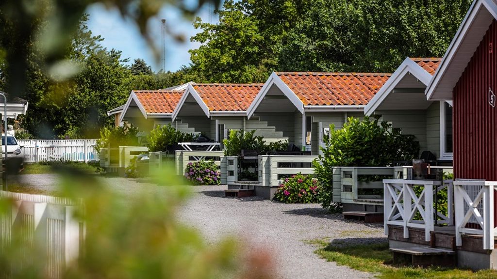 Bjælkehytter med 4 sovepladser