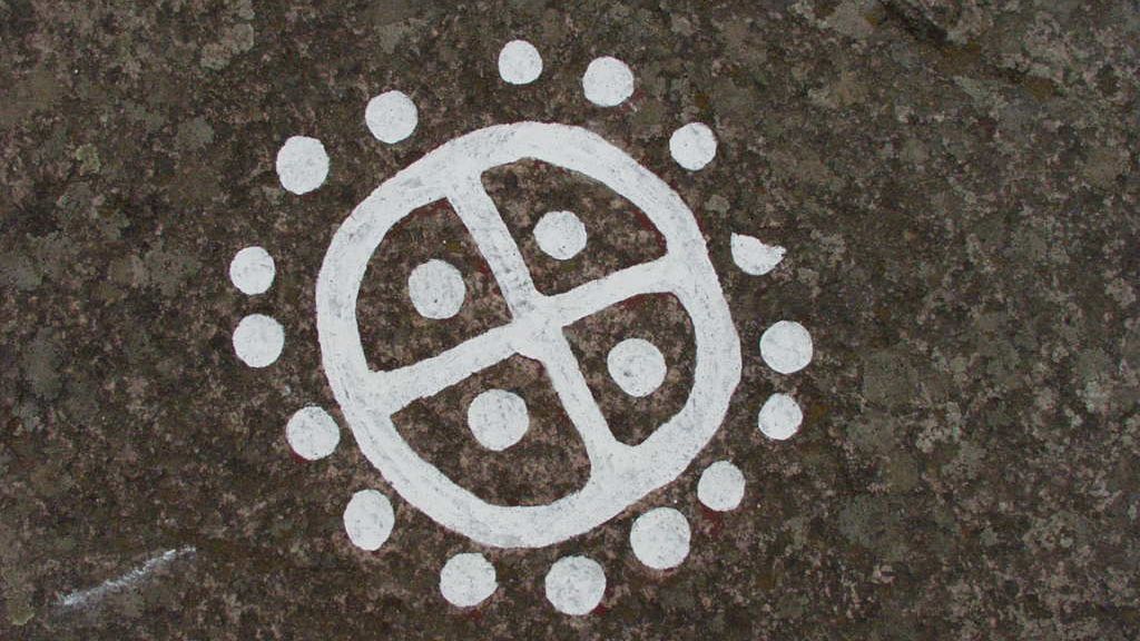 Helleristninger ved li. Strandbygård