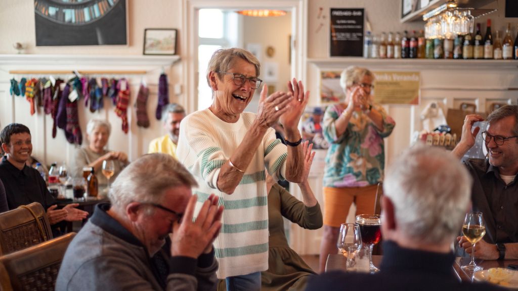 Stemningen i cafe & butik Dideriks Veranda