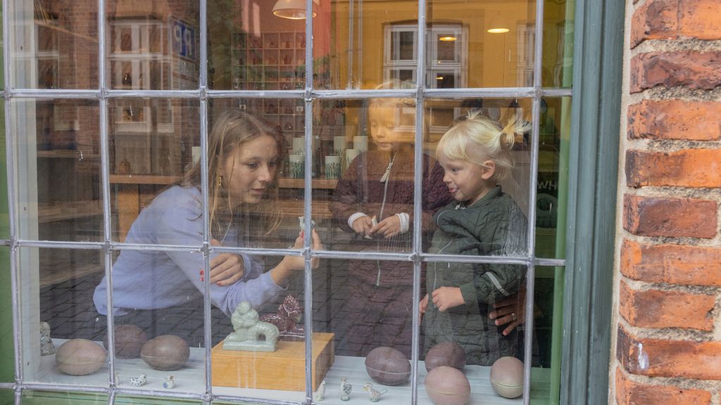 Et kig ind i butikken på Hjorths Fabrik