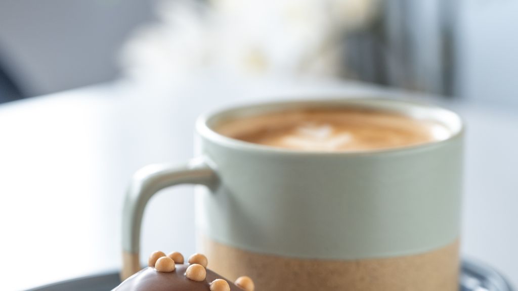 Baristakaffe med flødebolle