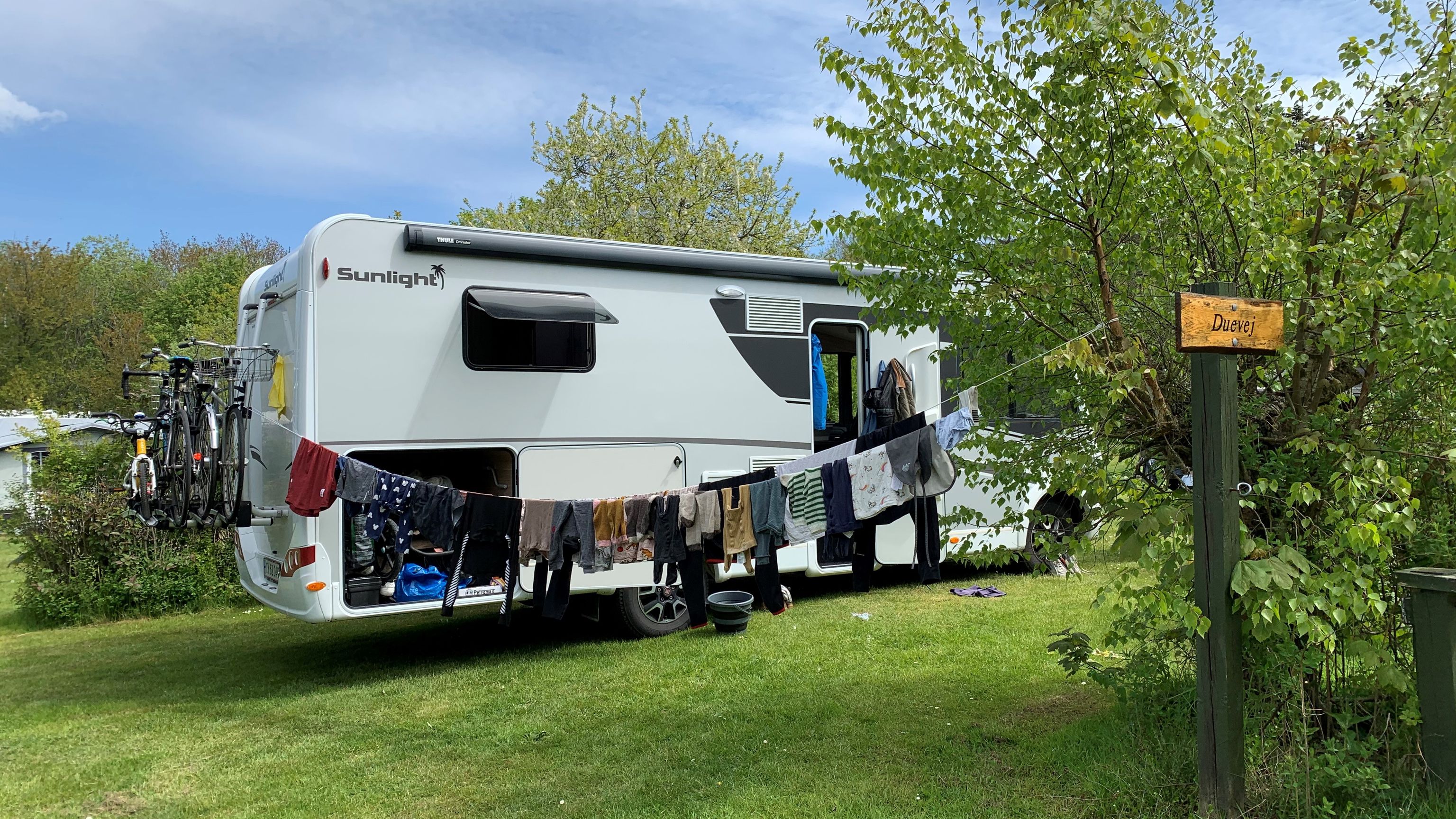 Autocamper på Lyngholt camping