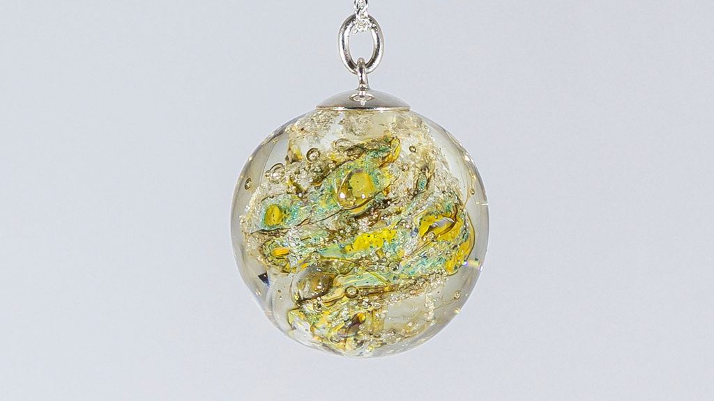 Bornholmerperlen med sølv