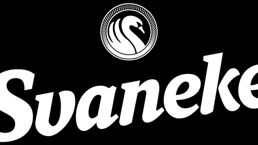 Svaneke Logo - Hvid (placeres på mørk baggrund))