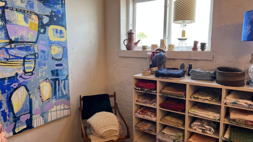 Vores butik på havnen i Gudhjem