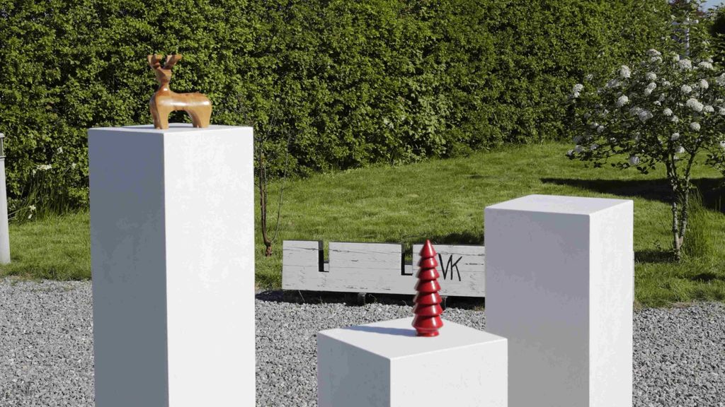 Kunst i haven: sol & jul