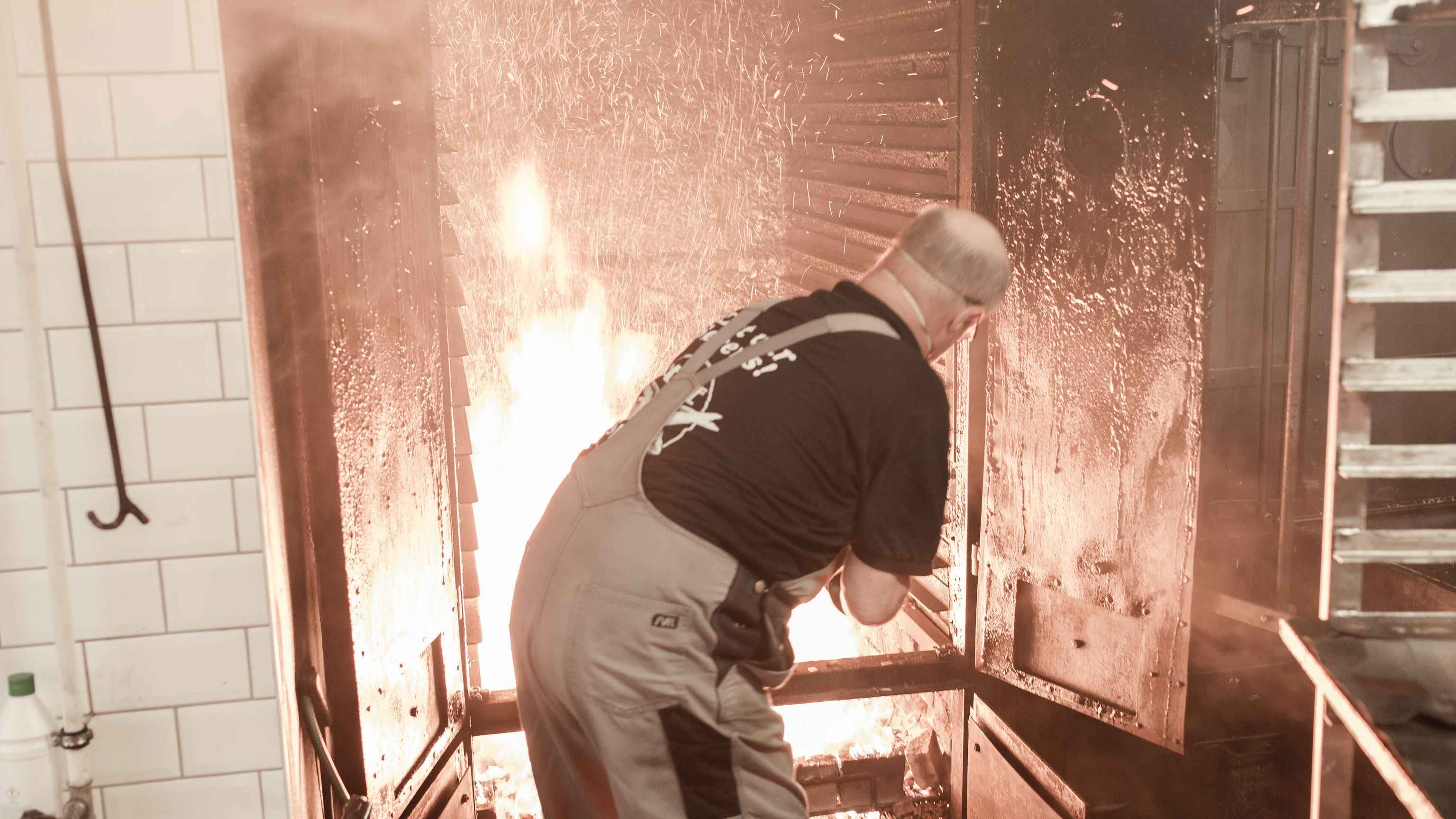 Røgning med åben ild