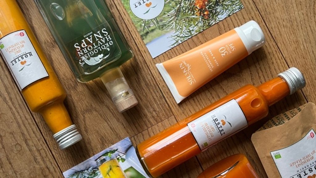 Havtorn-produkter fra HØSTET