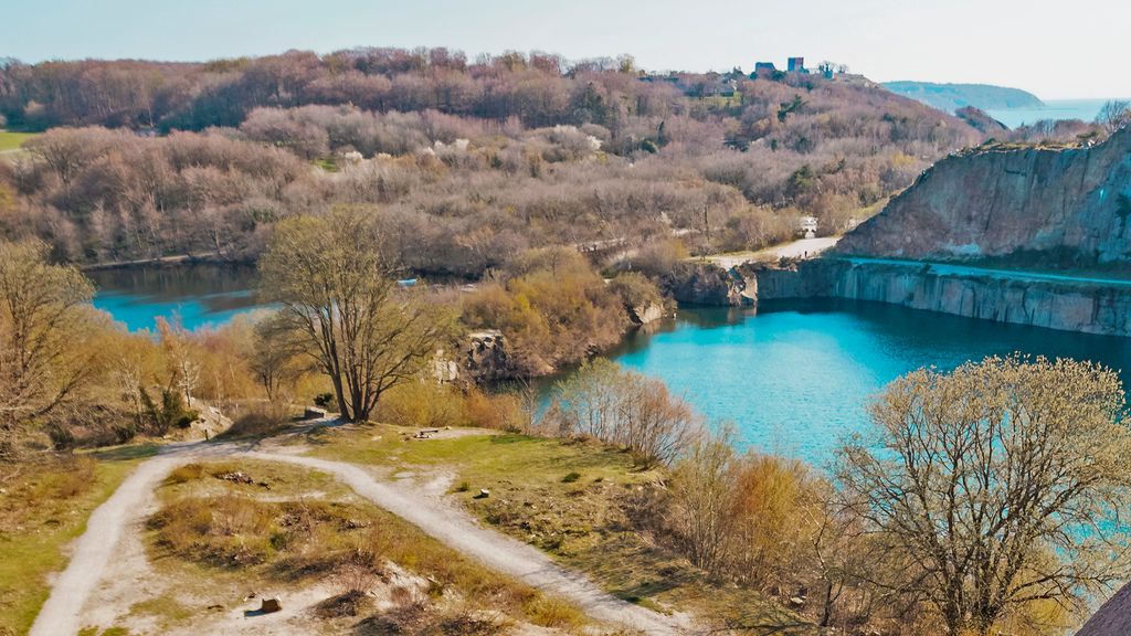 Udsigt over Opal- og Hammersøen